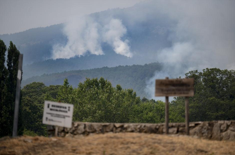 El incendio forestal de Burgohondo (Ávila) ha calcinado 55.000 hectáreas.