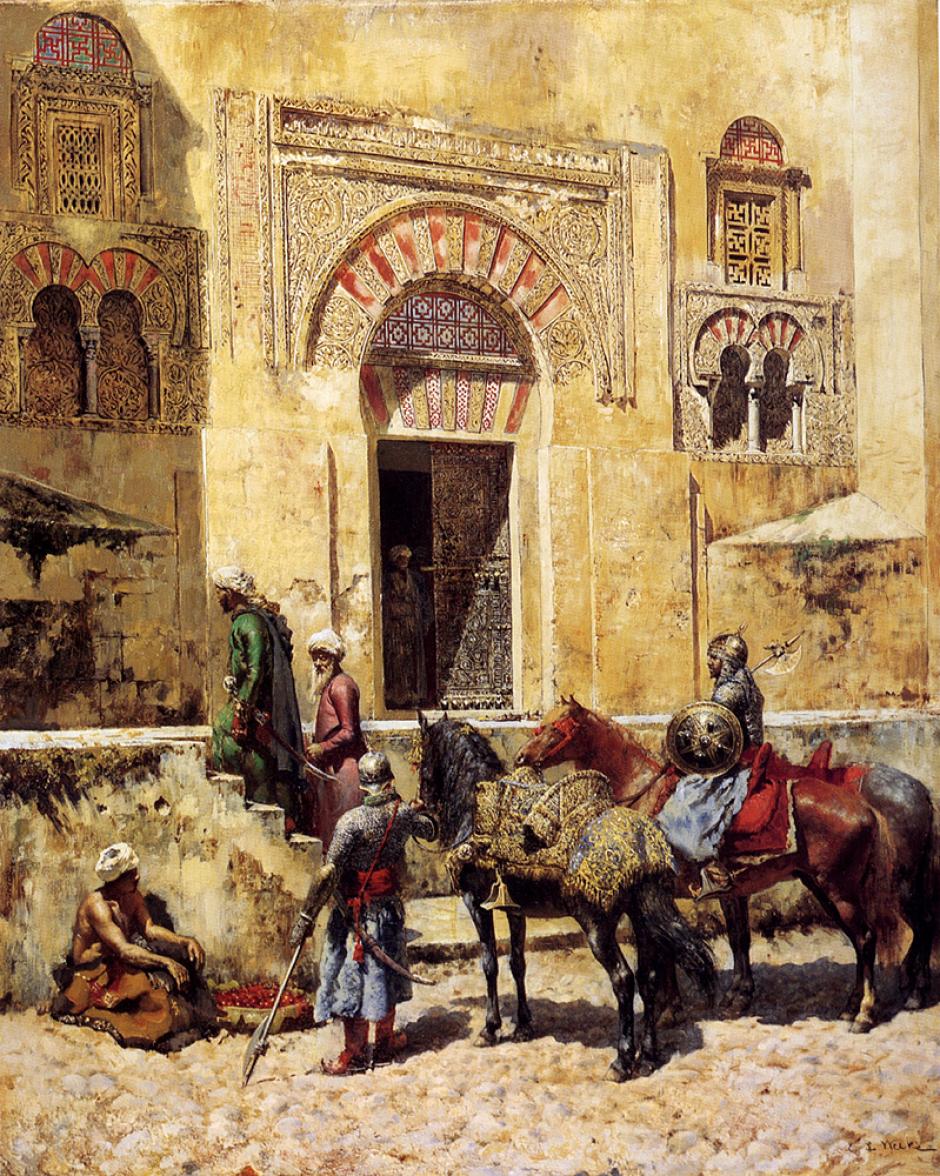 Entrada a la mezquita (1885), Edwin Lord Weeks