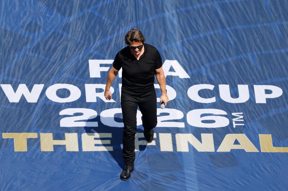 Tom Cruise en la final del Mundial