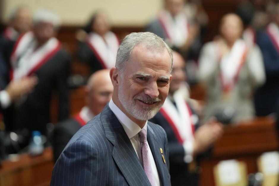 Don Felipe, en la toma de posesión de Keiko Fujimori