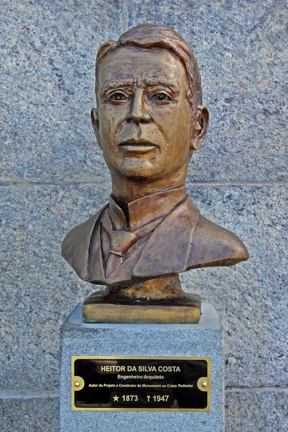 Busto de Heitor da Silva Costa, ingeniero principal del Cristo del Corcavado