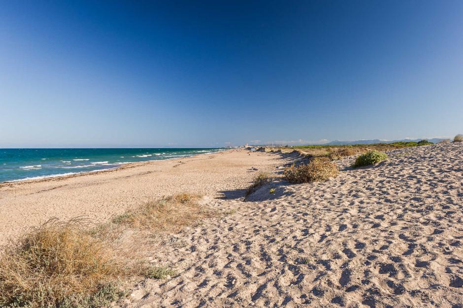 Imagen de la playa de La Devesa, Valencia