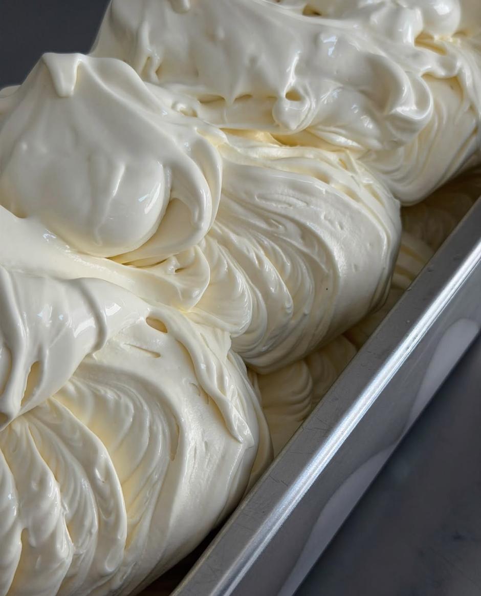 Helado de tarta de queso