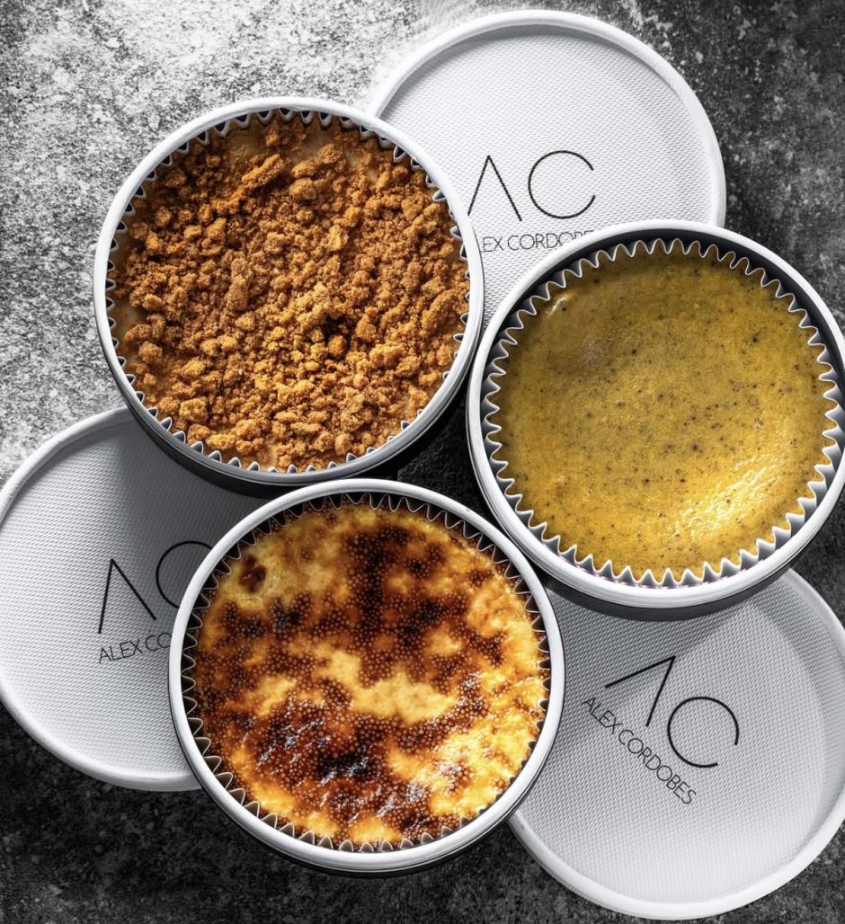 Tartas de queso de Álex Cordobés