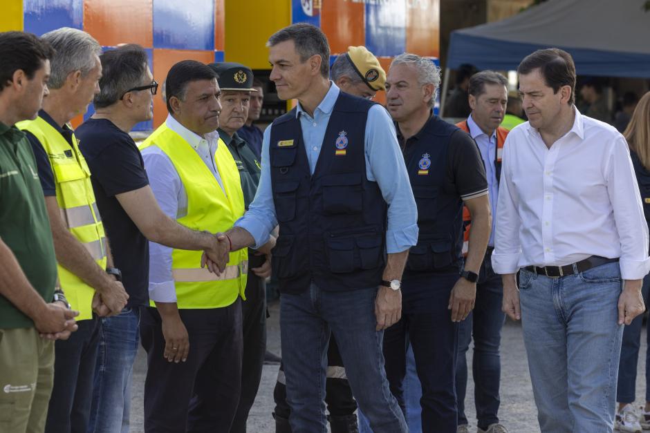 Sánchez, en Navaluenga, este jueves