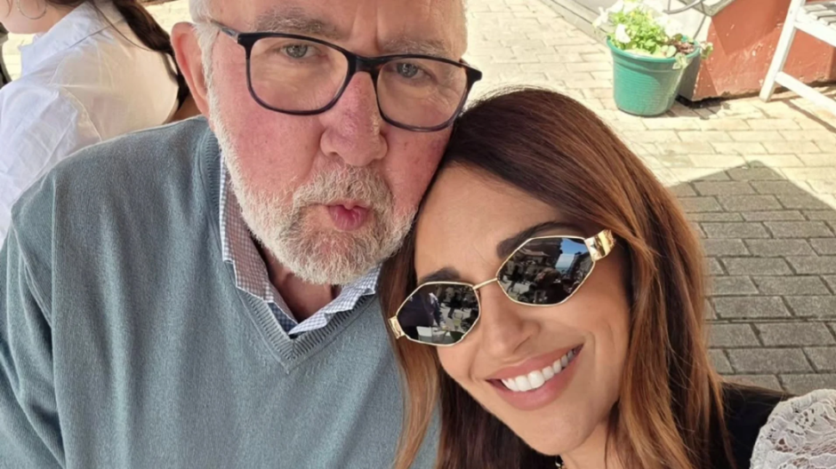 Paula Echevarría con su padre
