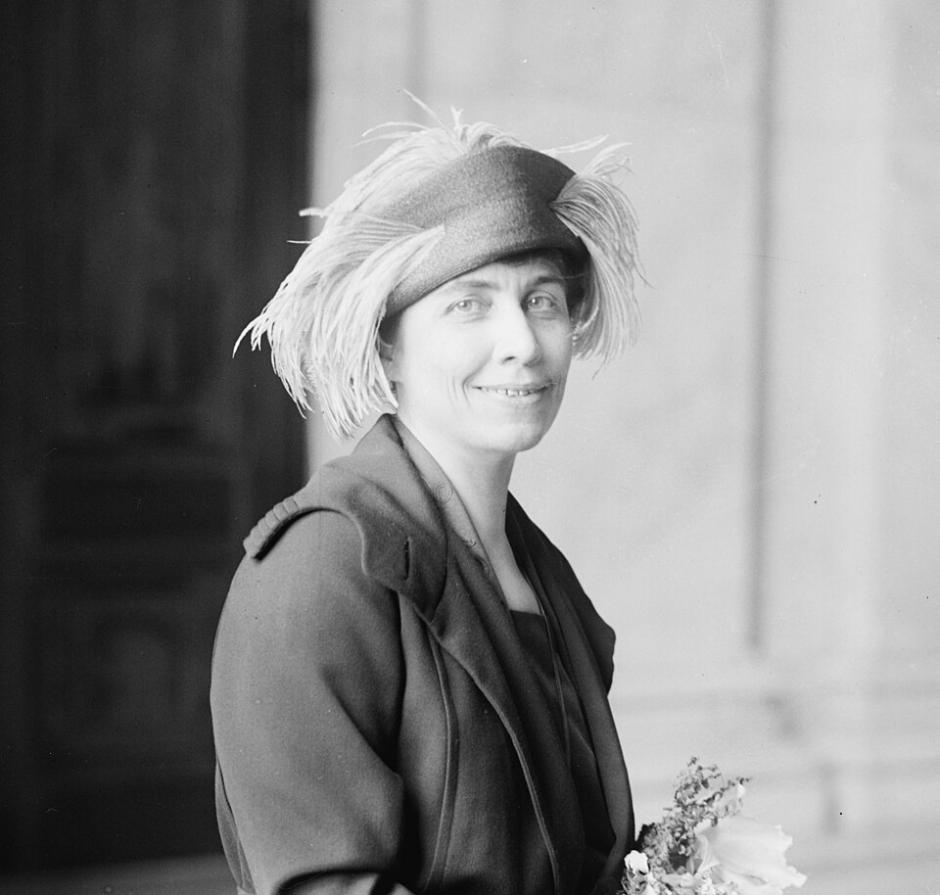 Grace Coolidge, esposa del presidente Calvin Coolidge