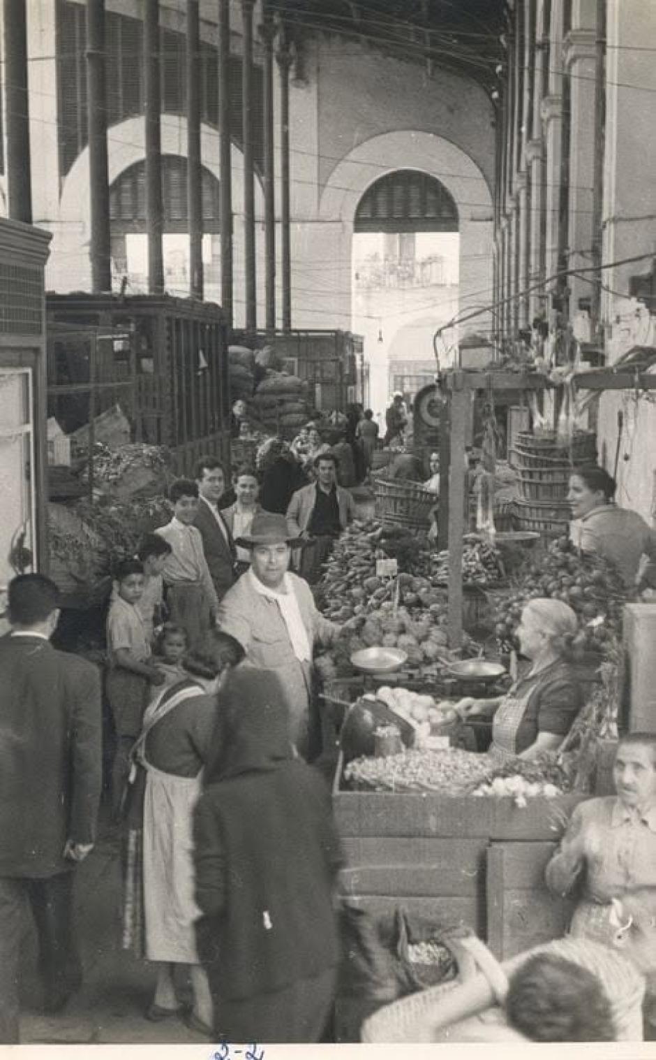 Interior del mercado