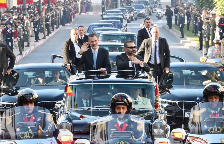 Recibimiento que el Rey de Marruecos preparó a Don Felipe en 2019