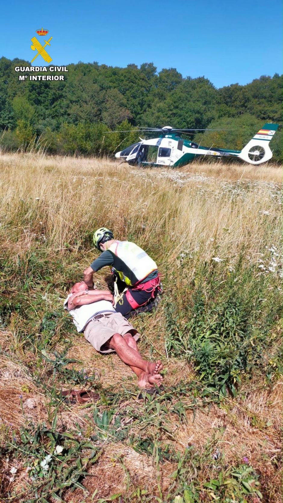 La Guardia Civil localiza con vida a un hombre de 72 años desaparecido desde hace tres días en Santiago de Aravalle (Ávila)