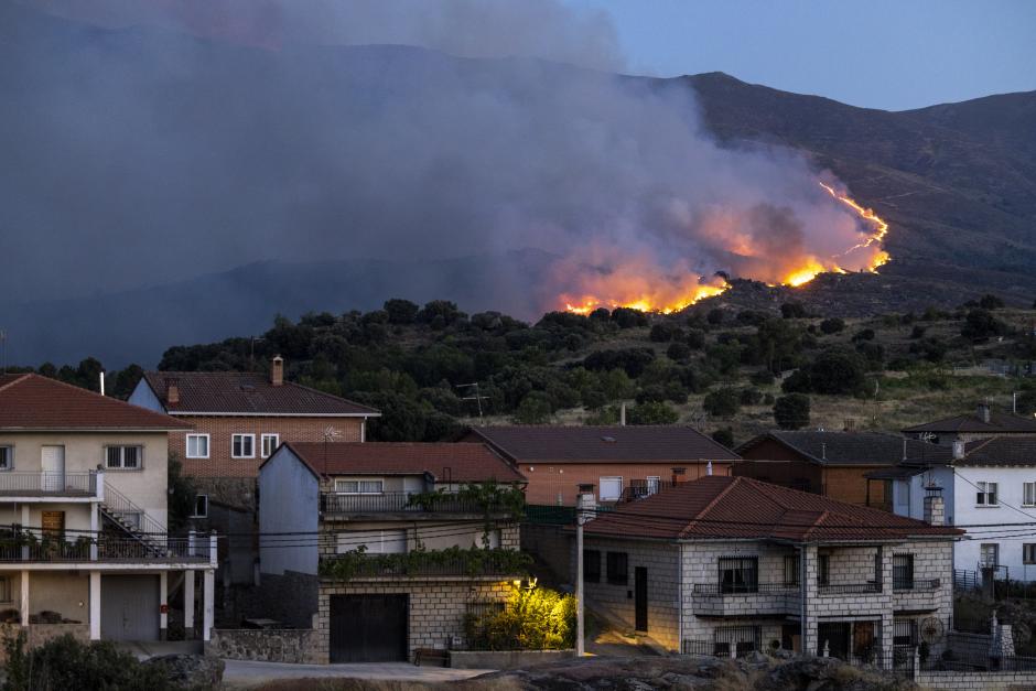 Incendio en Burgohondo, Ávila