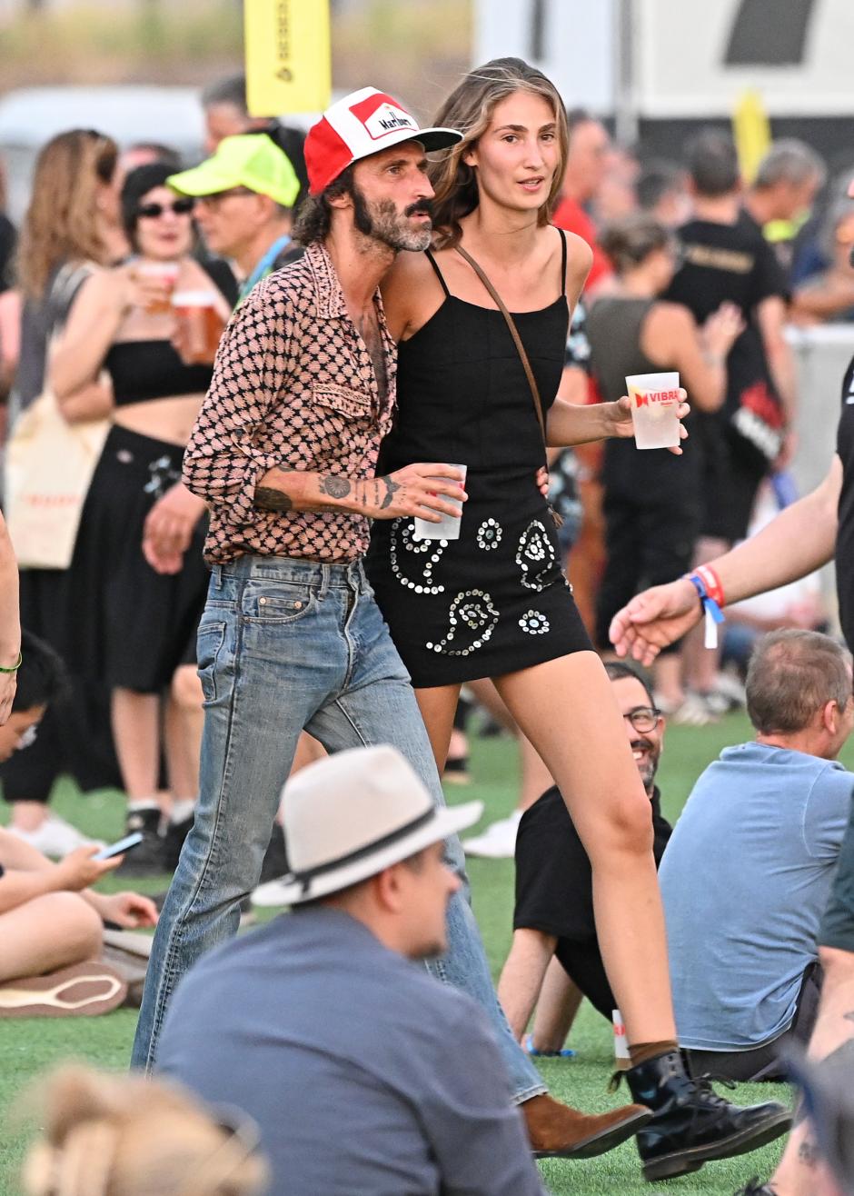 El cantante Leiva y su novia durante el Mad Cool, a 11 de julio de 2026, en Madrid (España)