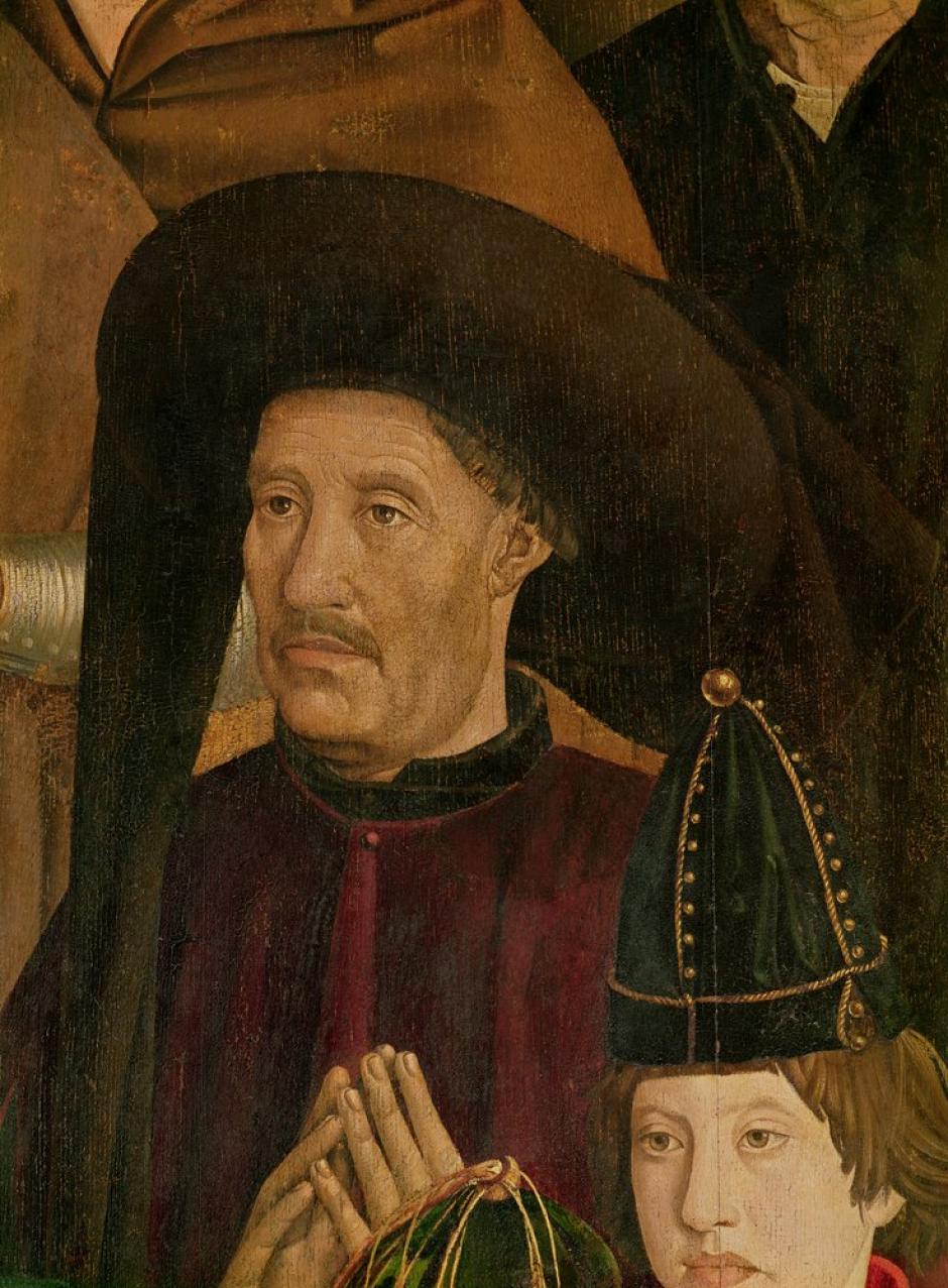 Enrique el Navegante, detalle del Políptico de San Vicente