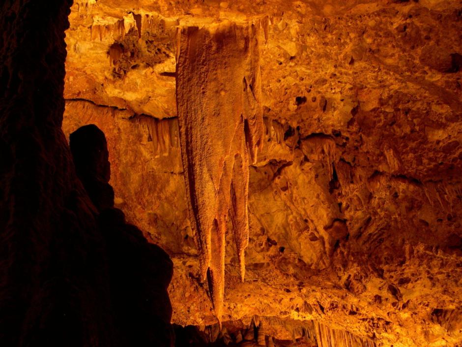 Imagen del interior de la cueva de Don Juan