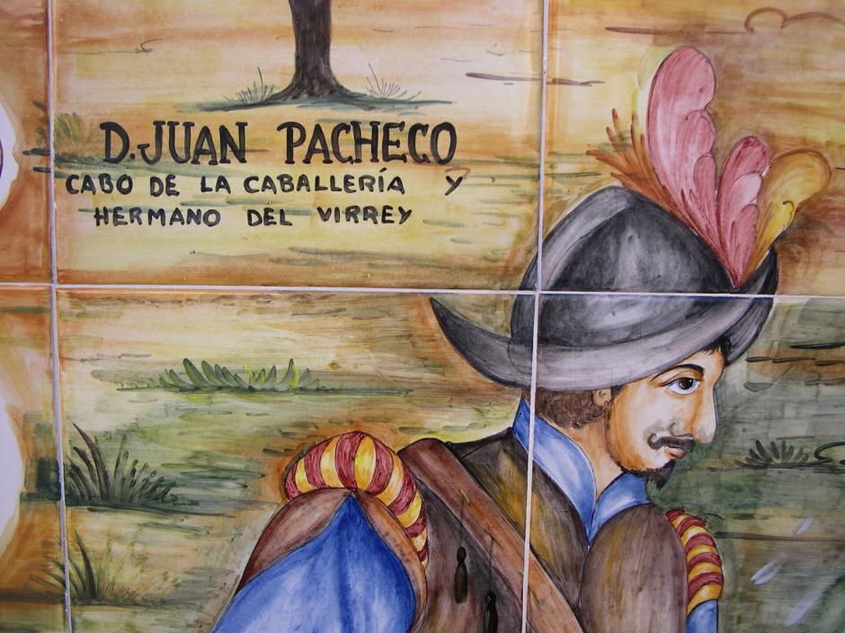 Imagen de uno de los paneles históricos y explicativos que aparecen en la cueva de Don Juan