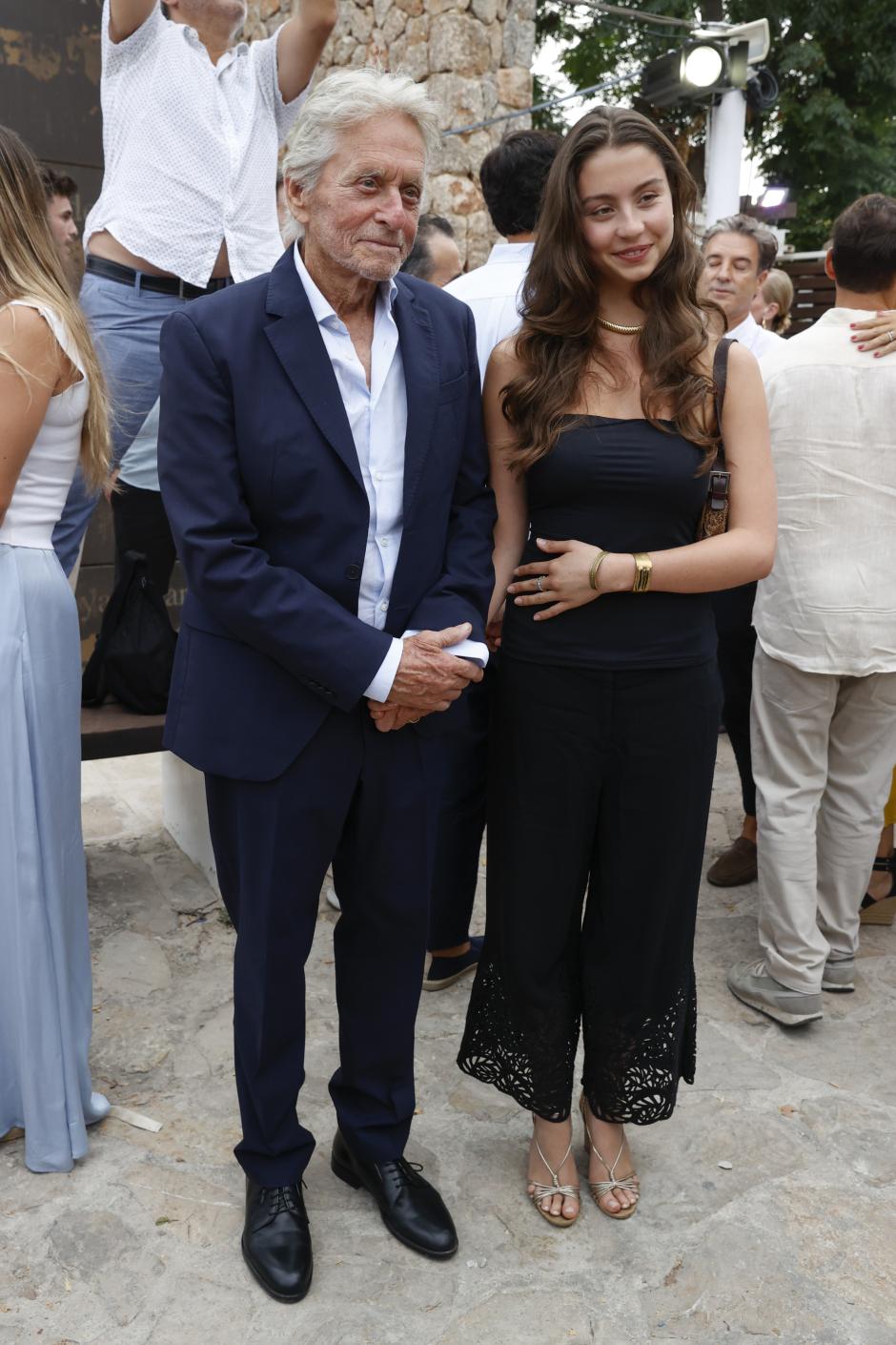 Michael Douglas y Carys Douglas