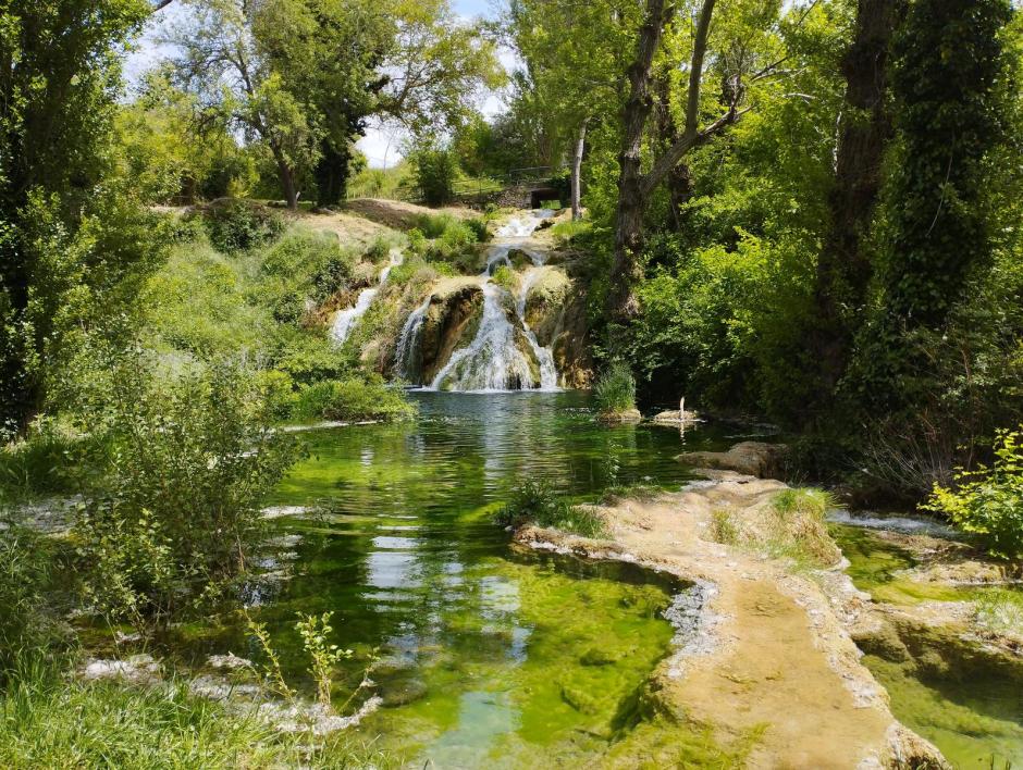 Otras imagen de las cascadas de Tubilla del Agua