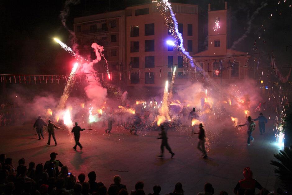 Imagen de archivo de la procesión de subida de San Roque o Pujà