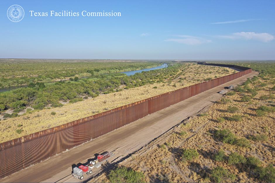 Avance de la construcción del Muro Fronterizo de EE.UU. en Texas
