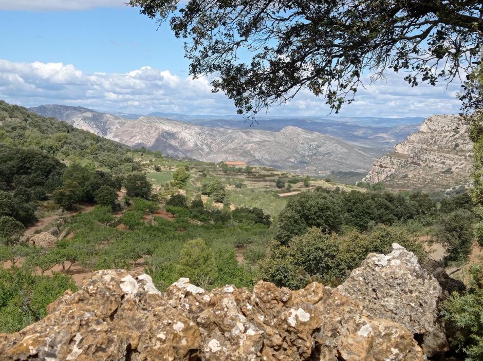 Imagen de las vistas desde uno de los miradores de la ruta