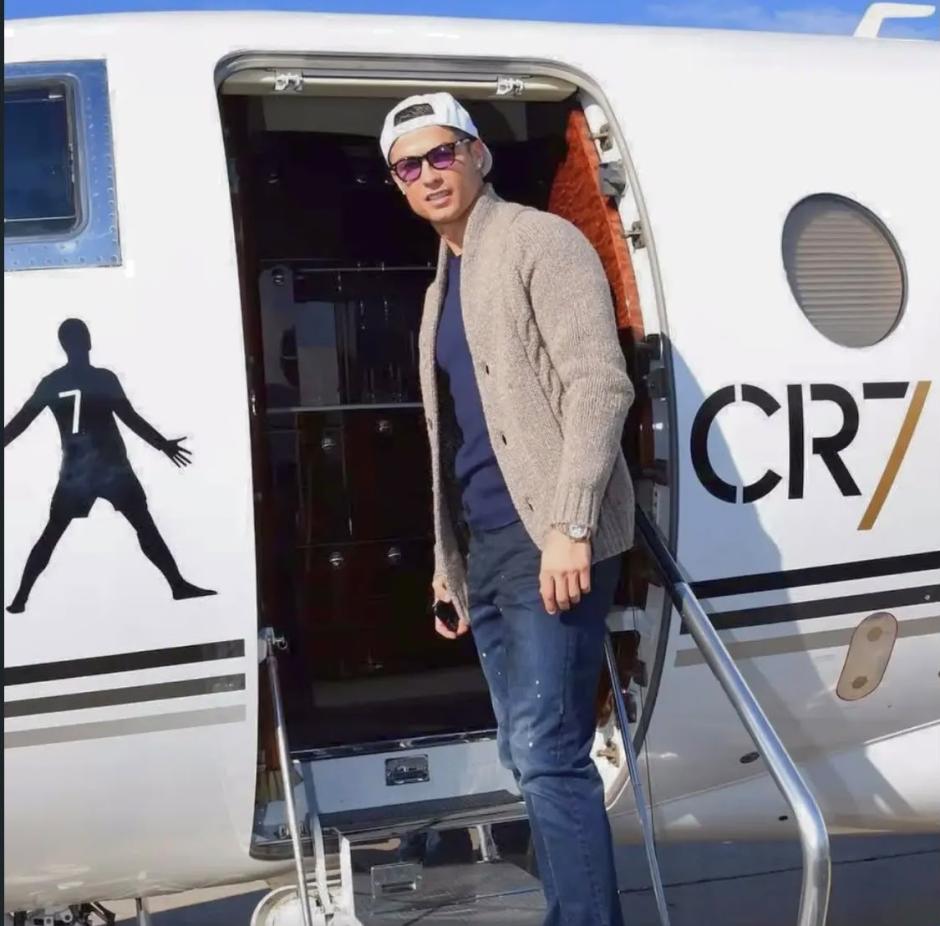 El antiguo avión de Cristiano Ronaldo