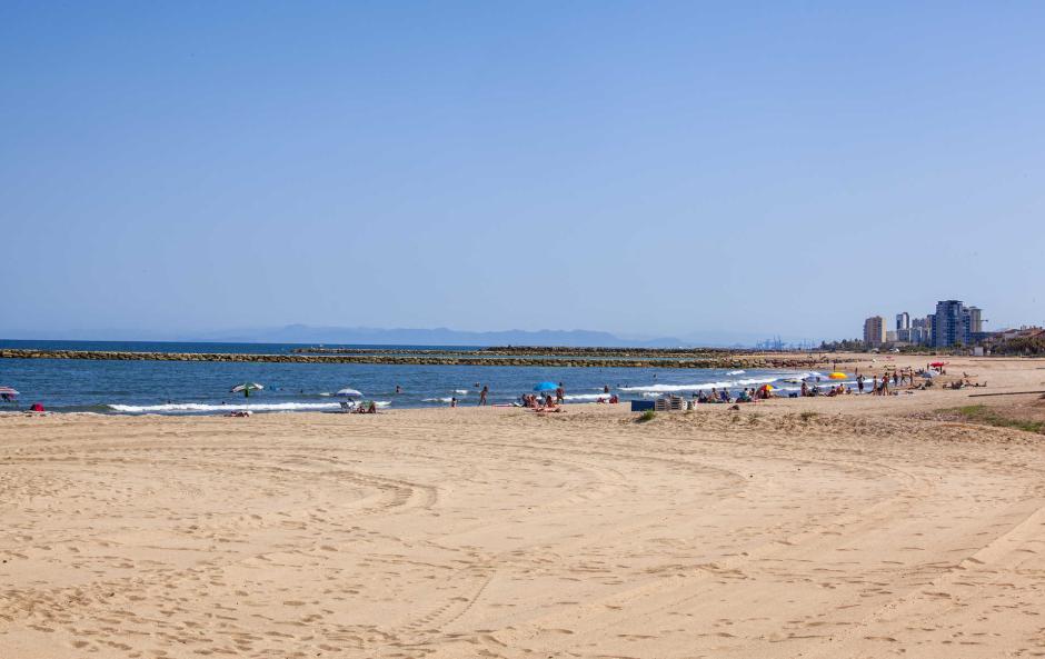 Imagen de archivo de la playa de Puzol, Valencia
