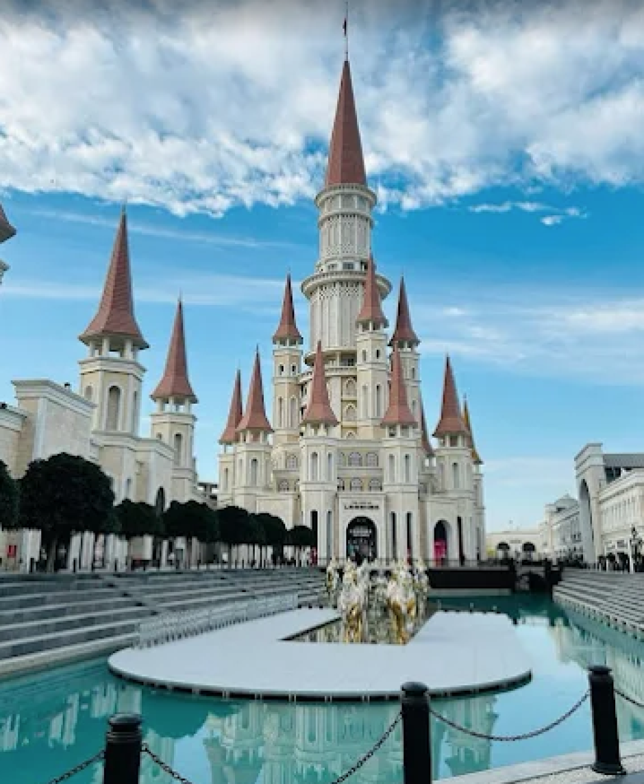 Uno de los castillos del parque