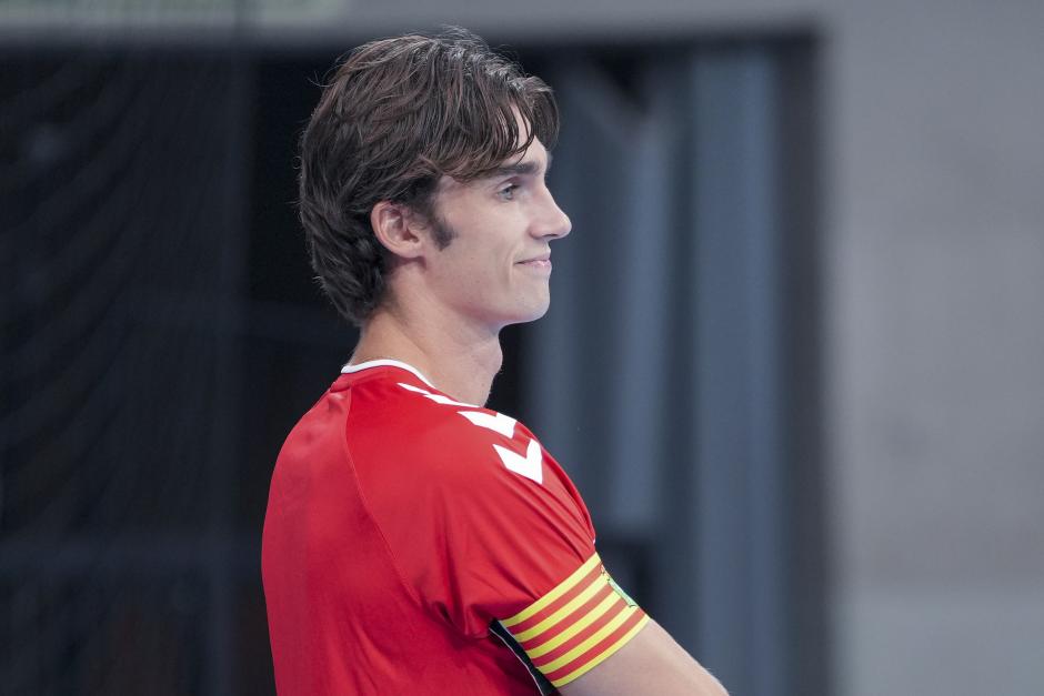 Pablo Nicolas Urdangarin attending presentation season Granollers team 2026 / 2027  in Granollers