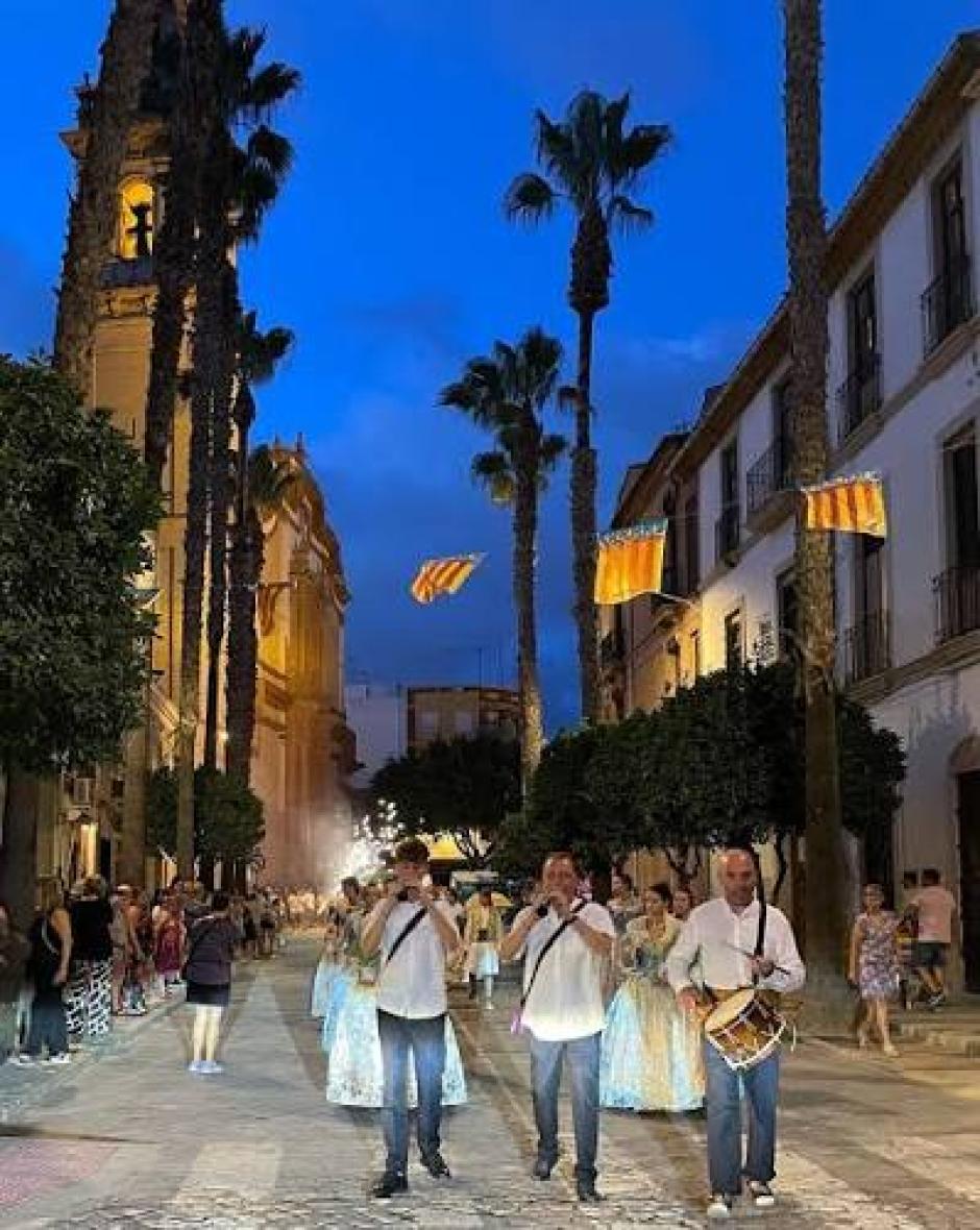 Imagen de uno de los actos de las fiestas de Foios, Valencia