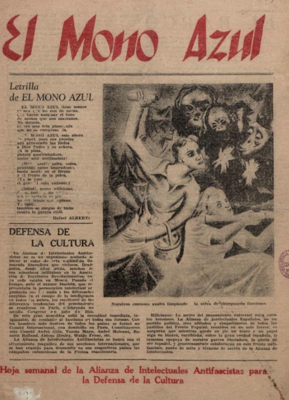 Primer número de El Mono Azul