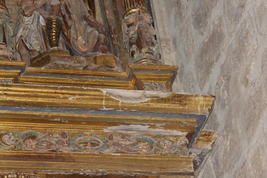 Detalle del retablo de Mazuela, Burgos