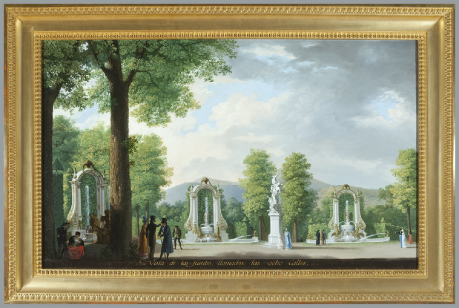 La Galería de las Colecciones Reales quiere mostrar los Reales Sitios de otra manera, vistos por el pincel del pintor Fernando Brambila. Se trata de la primera ocasión en que se reúnen en una exposición tantas pinturas de este pintor especializado en vistas topográficas cuya importancia va más allá del arte. La exposición reúne algunos de los ejemplos de su obra sobre vistas de los Reales Sitios pintadas por encargo de Fernando VII entre 1821 y 1833.