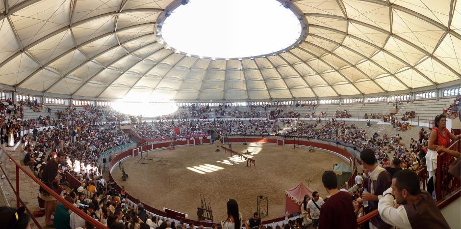 Interior de la Plaza de Toros de Pontevedra
