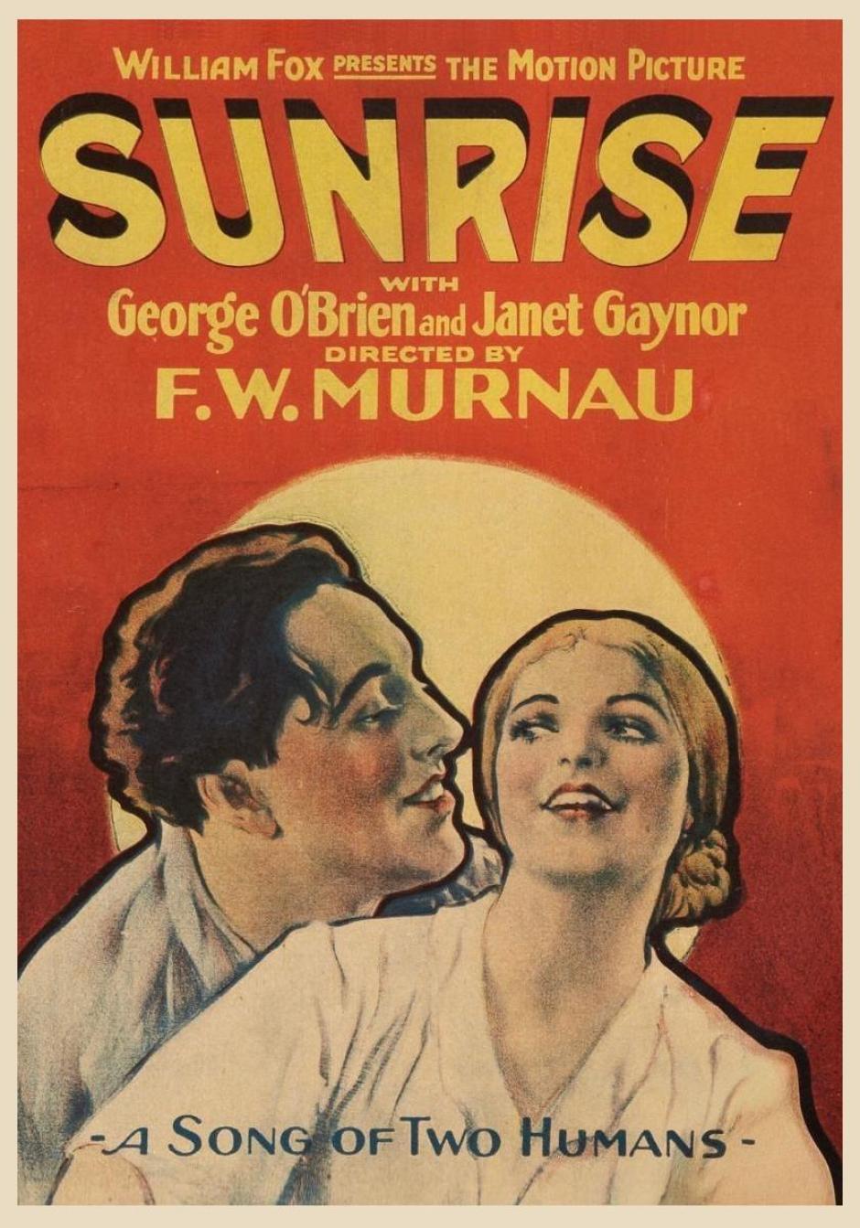 Cartel de 'Amanecer', de Murnau