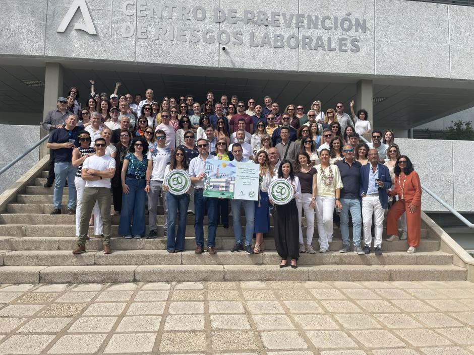 Trabajadores del Centro de Prevención de Riesgos Laborales de Córdoba