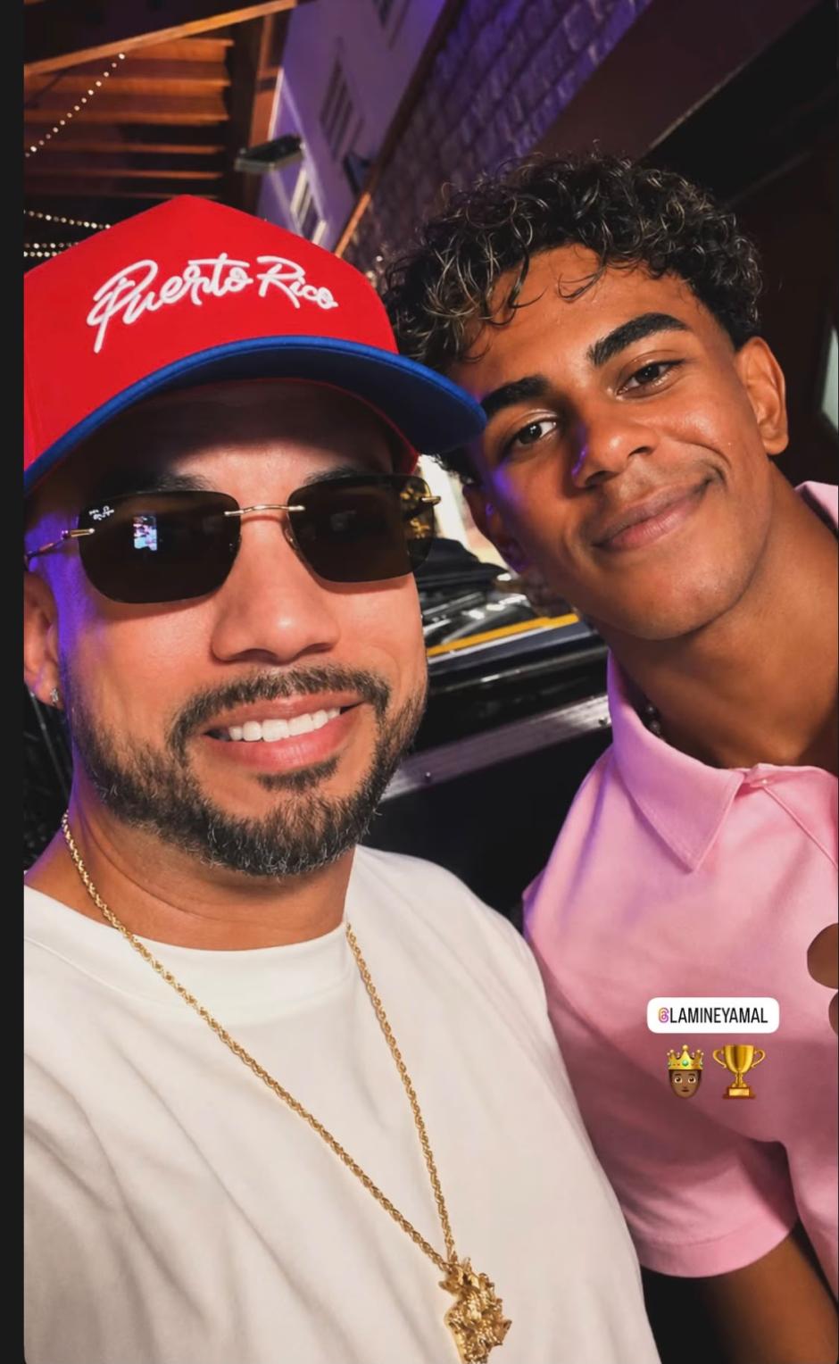 DJ Wagner con Lamine Yamal en su fiesta de cumpleaños