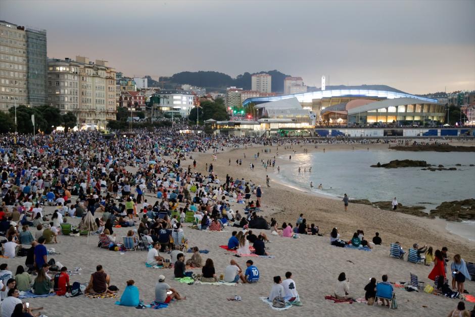 Eclipse en La Coruña
