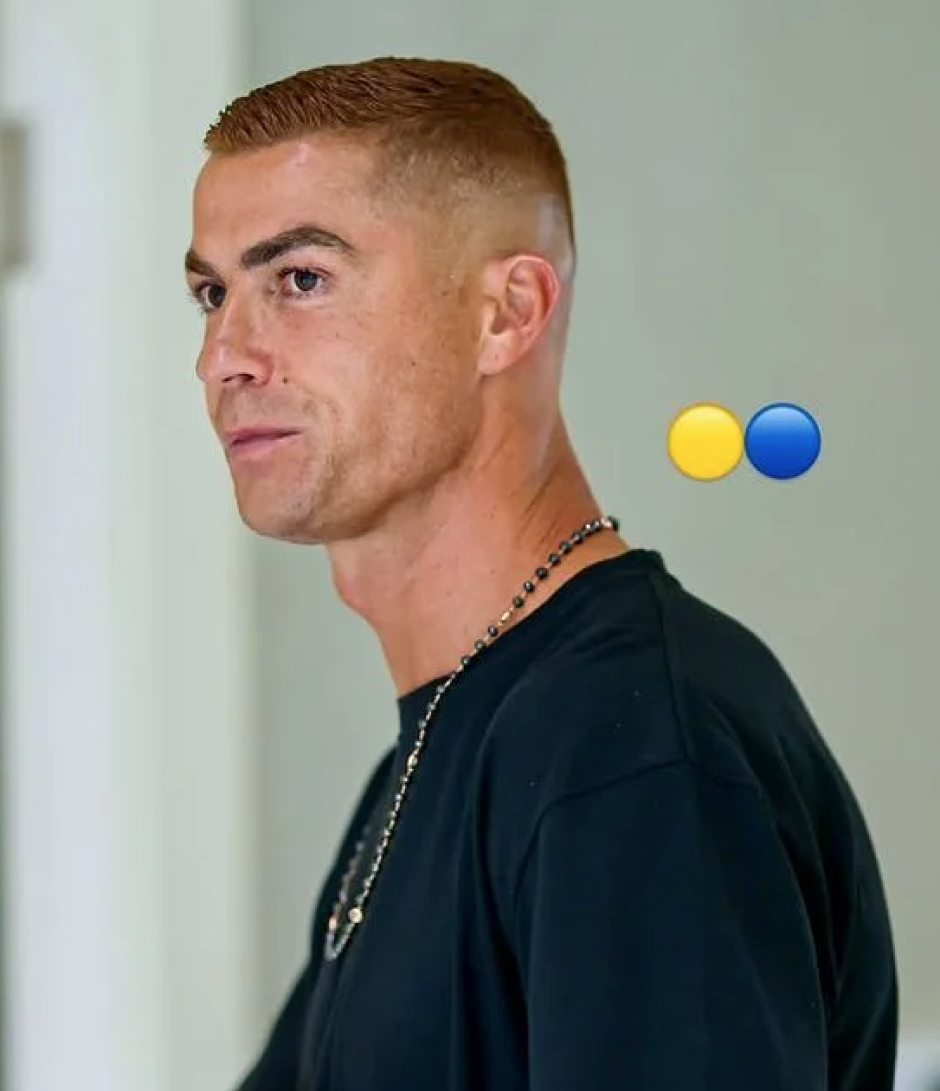 Cristiano Ronaldo con su nueva imagen