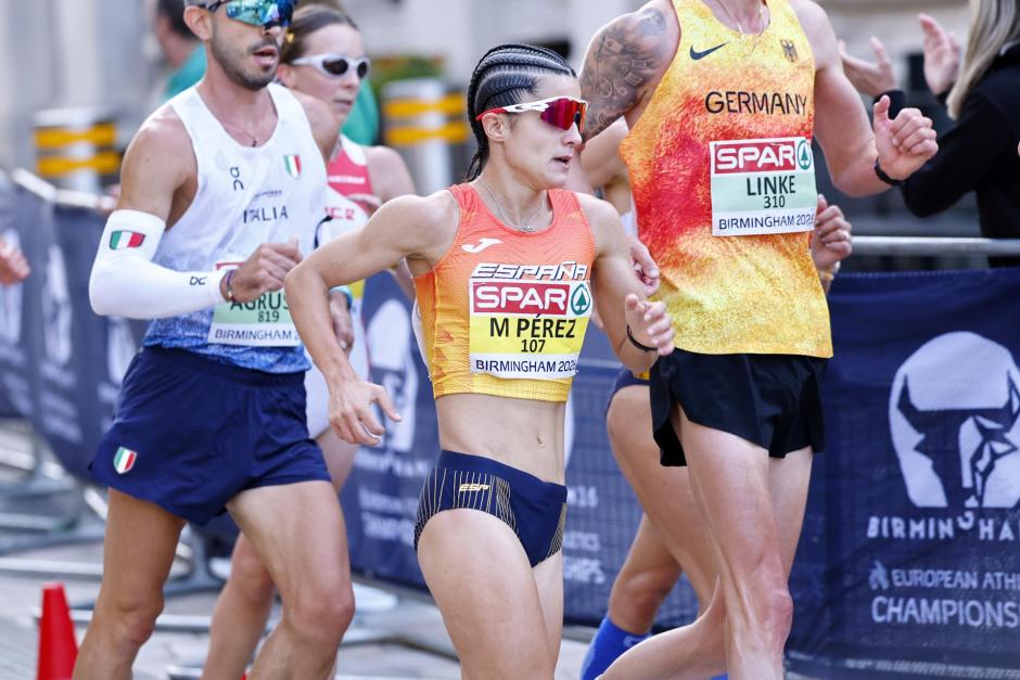 María Pérez se hace con el oro en media maratón marcha