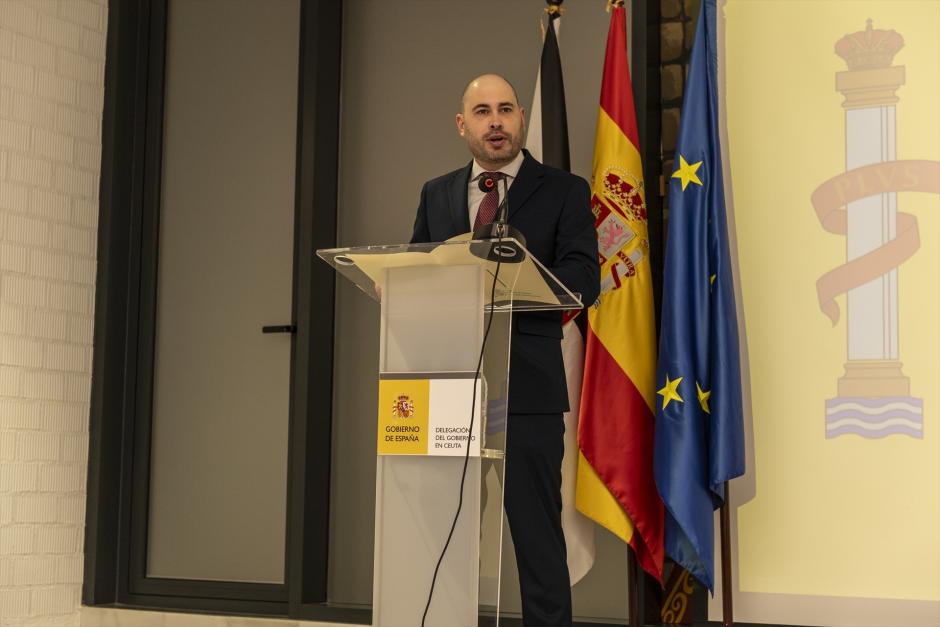El delegado del Gobierno en Ceuta, Miguel Ángel Pérez Triano