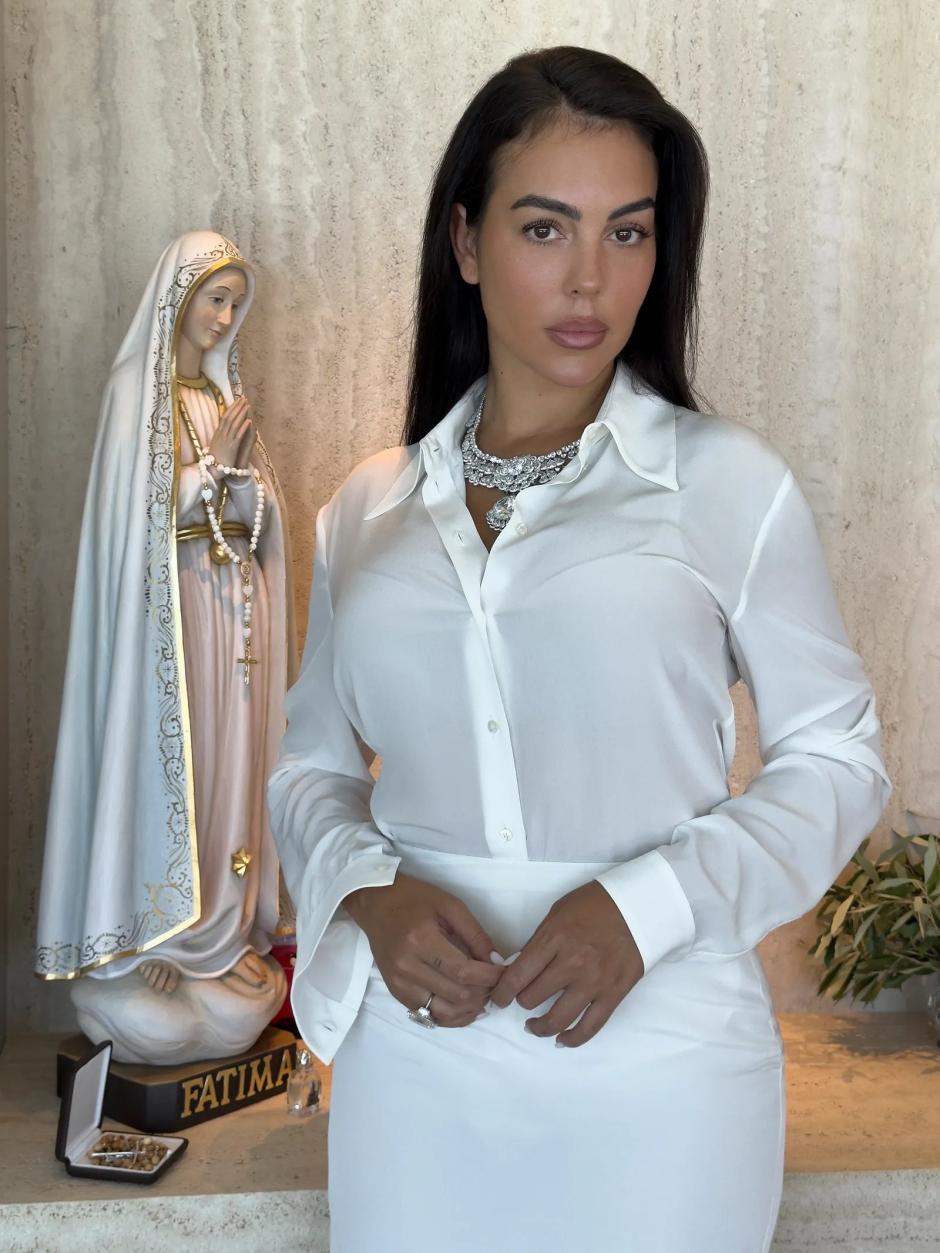 Georgina Rodríguez el día de su boda