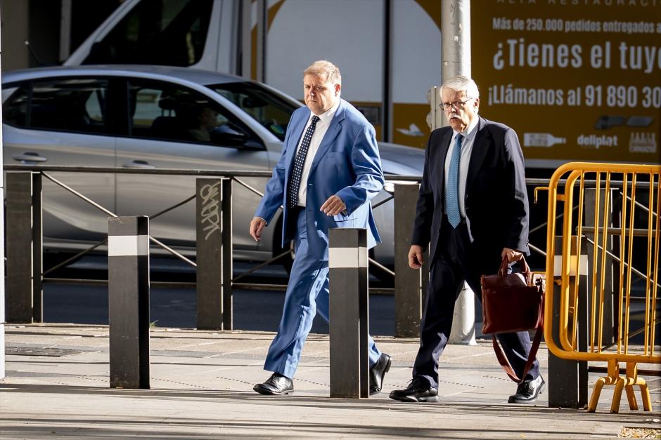 El expresidente de Correos y exjefe de gabinete de Sánchez, Juan Manuel Serrano, en la Audiencia Nacional este martes