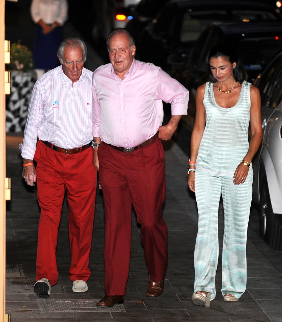 El Rey Juan Carlos con el empresario Josep Cusí