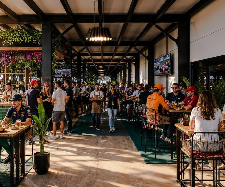 Imagen representativa de la zona de Podium Stand compartida por Madring