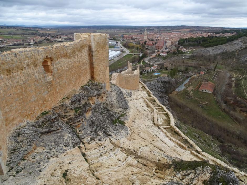 Vista desde lo alto del Castillo de Osma