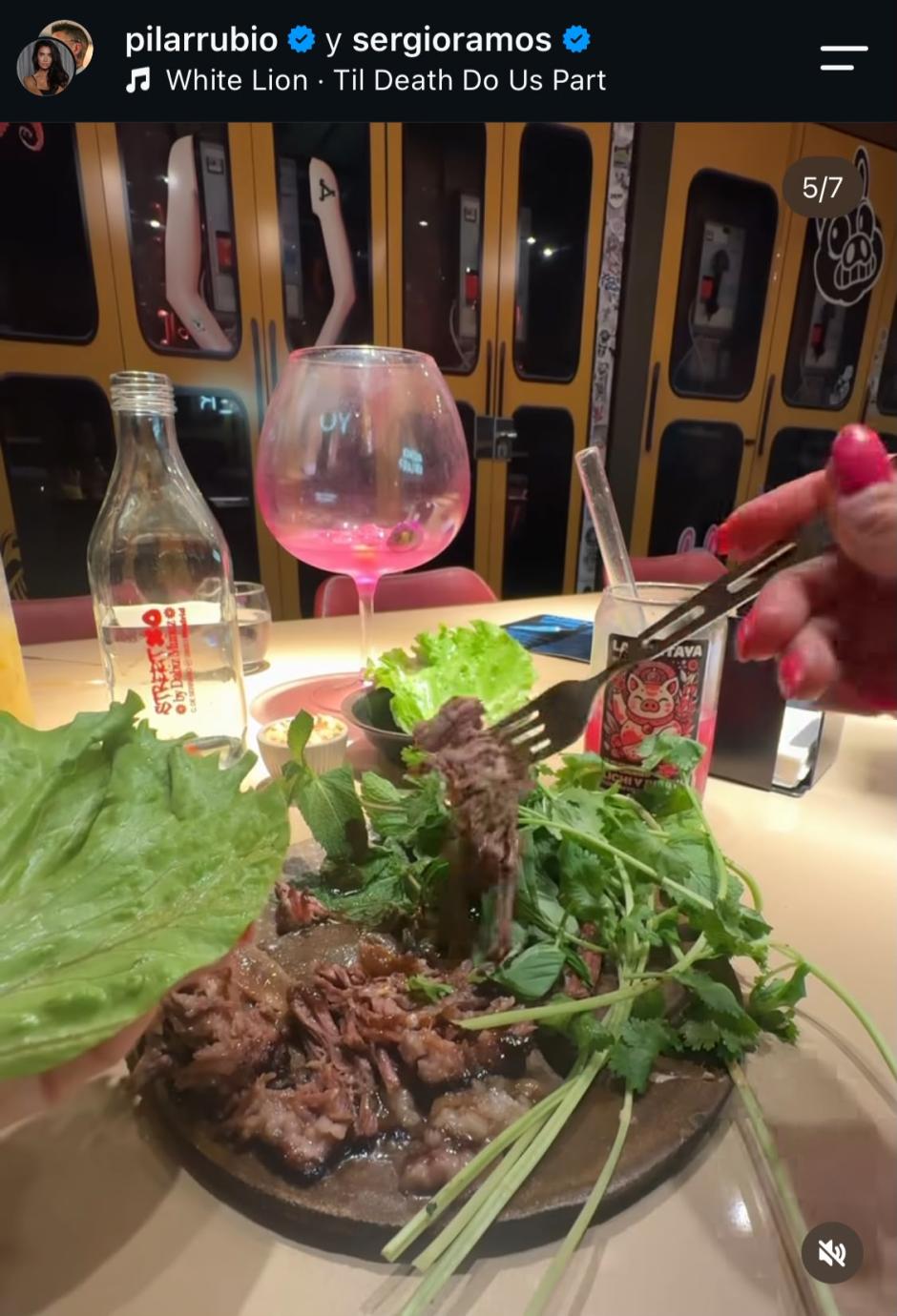 Uno de los platos de StreetXO que pidió la pareja