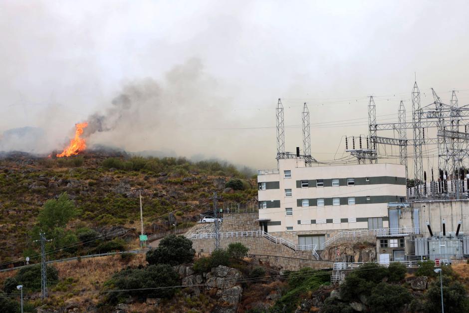 Incendio en Villalcampo (Zamora)