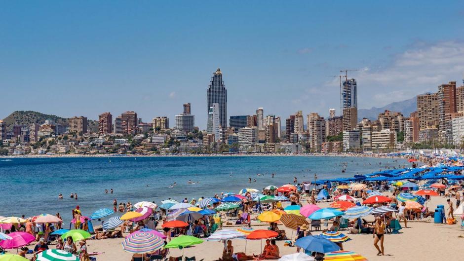 Imagen de archivo de una playa de Benidorm