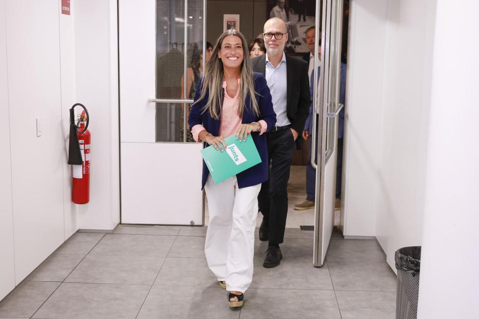 La portavoz de Junts en el Congreso, Miriam Nogueras