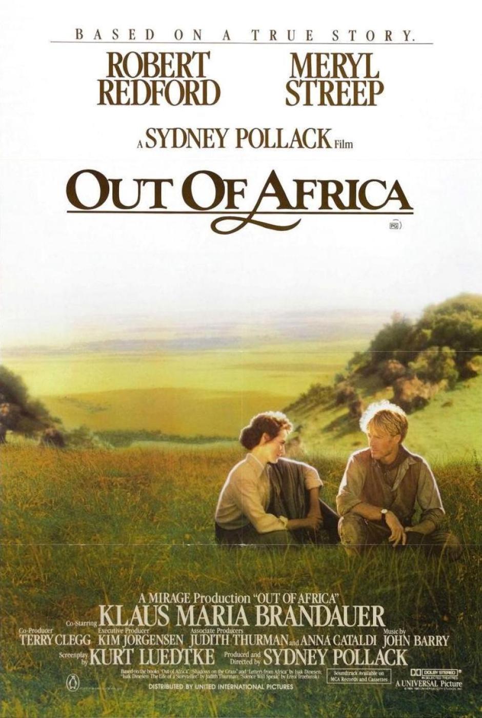 Cartel de 'Memorias de África'